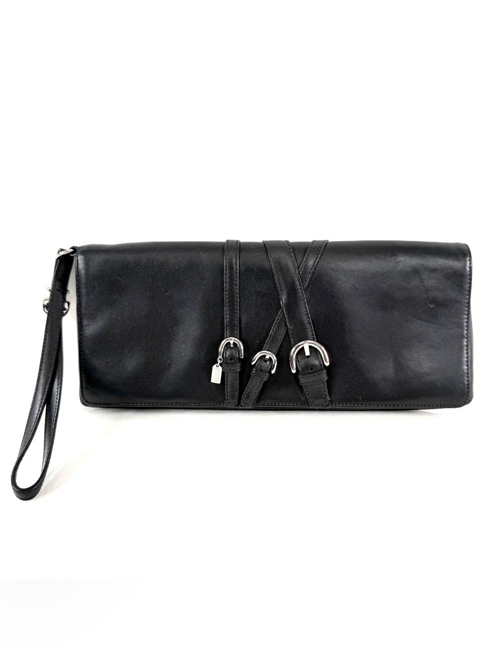 Vintage Coach 9792 Girlie Black Lambskin Clutch Bag 2003 Rare Limited Edition